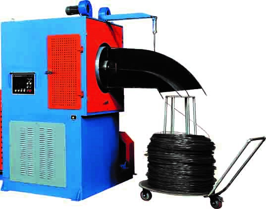 static coiler with horizontal capstan